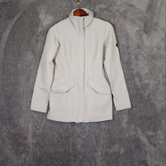 The north face  windwall full zip snap button closure women's jacket small - Picture 2 of 9